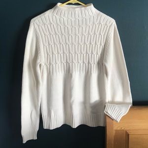 Liz Claiborne wide mock neck sweater